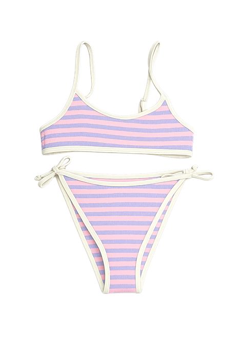 Costume rigato SAINT BARTH | JAI0007 JAIDEN STRING W00045L CRINKLE STRIPES 2124